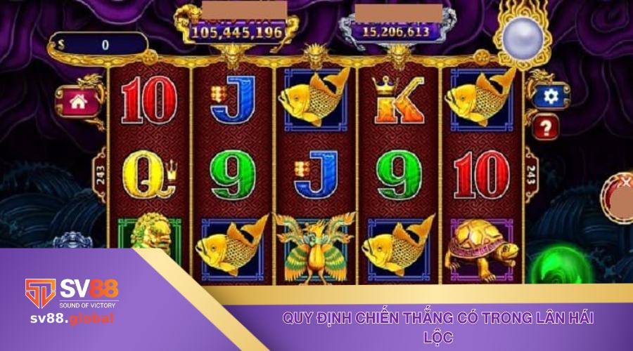 Cập nhật những quy định chiến thắng có trong Lân Hái Lộc 