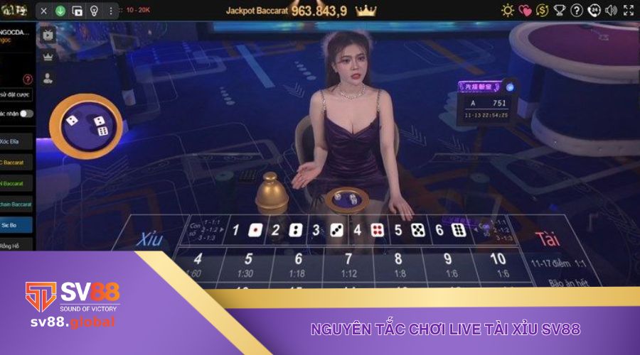 Nguyên tắc chơi live tài xỉu Sv88