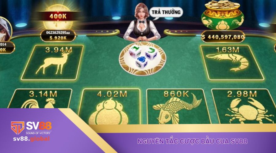 Nguyên tắc cược bầu cua Sv88 không phải ai cũng biết